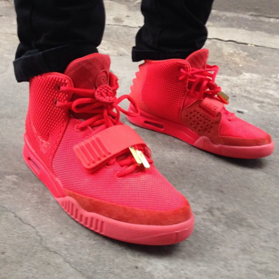 yeezy foam red october