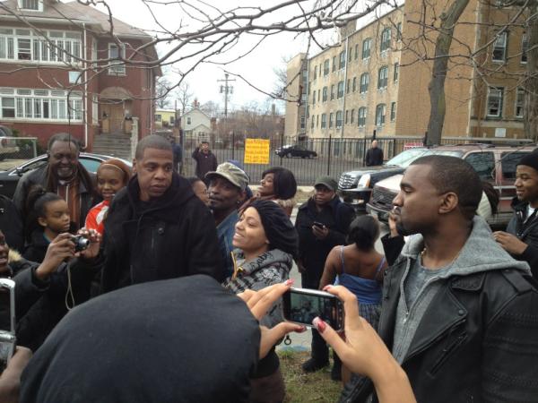 Kanye West & Jay-Z Visit South Shore – Fake Shore Drive®