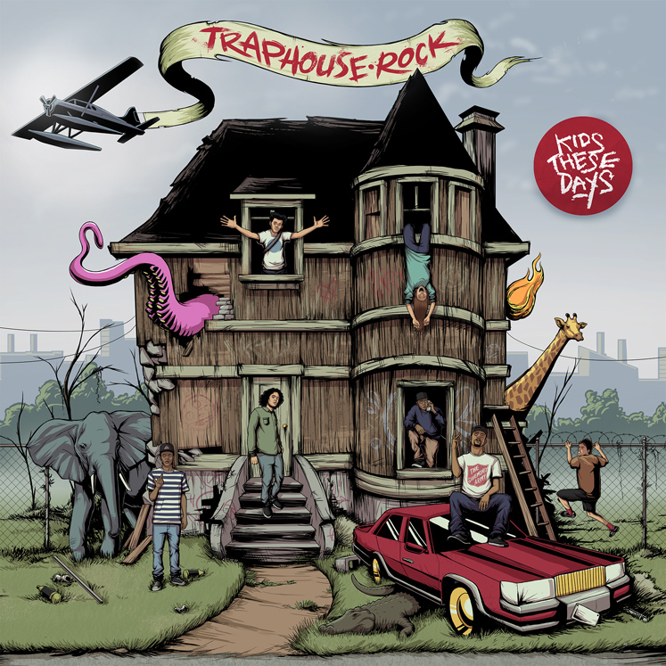 Cover Art: Kids These Days – Traphouse Rock – Fake Shore Drive®