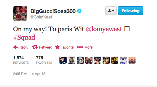 Chief Keef Kanye West