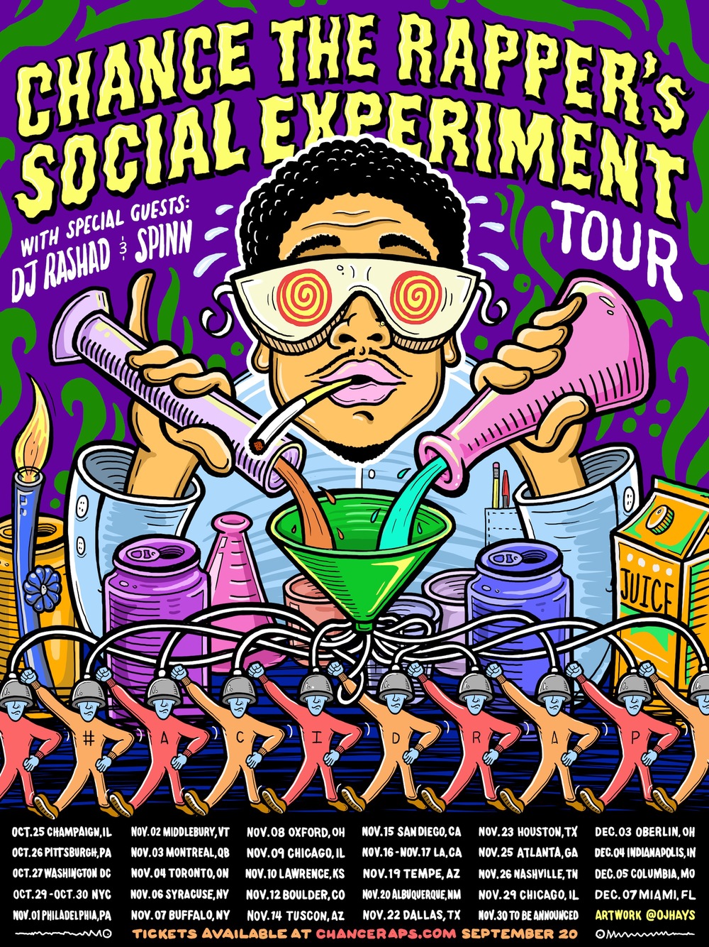 chance the rapper tour