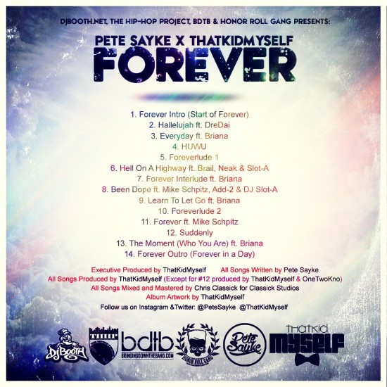 00 Pete Sayke x ThatKidMyself- Forever (2014) Back Cover