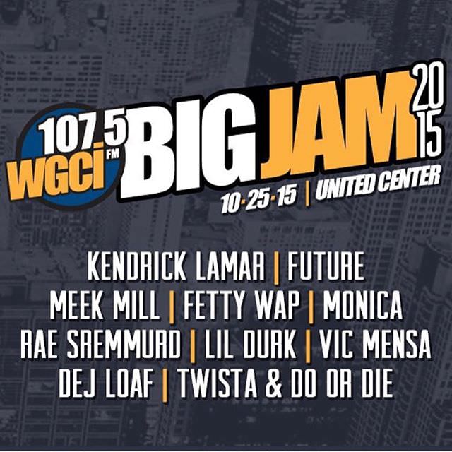 WGCI Announces Big Jam 2015 Lineup Fake Shore Drive®